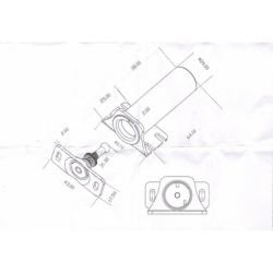 Elektronisk lås til skabe og låger - Holdekraft på 150kg ved 24VDC