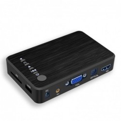 Media Player, 4K, HDMI & VGA, Auto play fra USB & SD