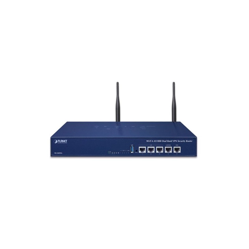 Wi-Fi 6 AX1800 Dual Band VPN Router with Security & Optional PoE+ | High Availability for SMB