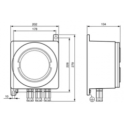 Fixed 1D/2D Scanner - IP66, Atex Zone 1 & 2, RS232/Ethernet