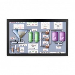 27 tommer berøringsskærm, 1000 nits, IP65, HDMI/VGA/USB-C