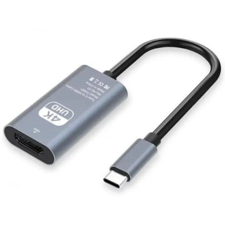 High quality USB-C to HDMI 4K 60Hz converter, adapter, Extra HDMI output for Notebook