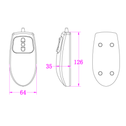 Vandtæt - mus - medico hygiejnisk alkoholbetandig
