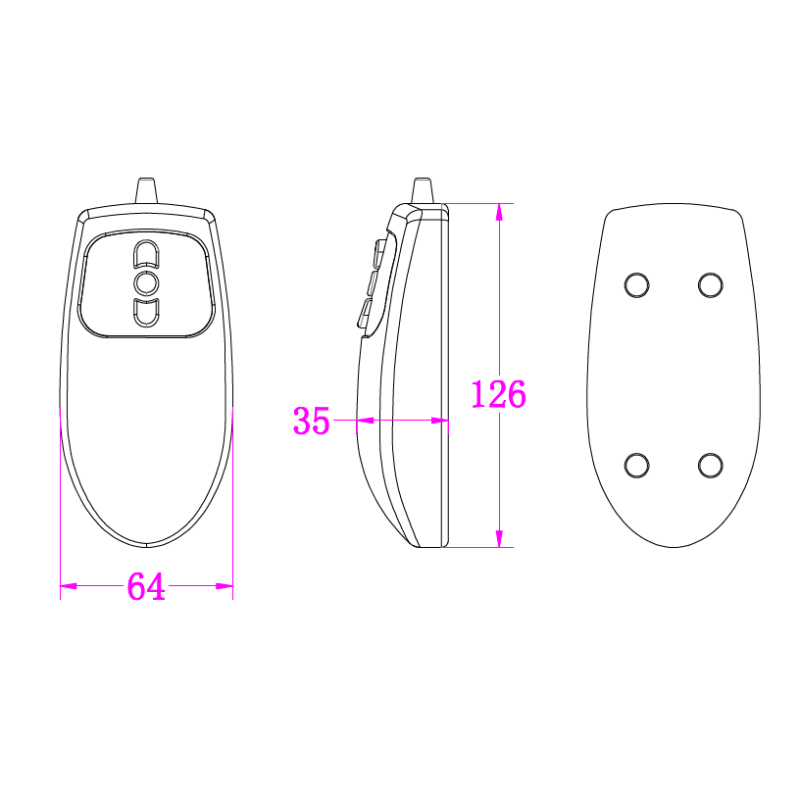 Vandtæt - mus - medico hygiejnisk alkoholbetandig