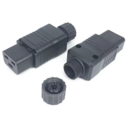 C19 hun løst stik couple, IEC 60320