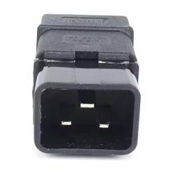 IEC320 C20 PDU IEC 3-benet stik til kabel med jord