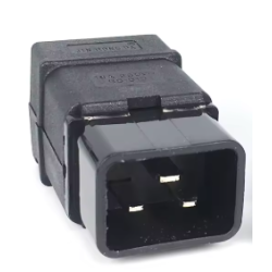 IEC320 C20 PDU IEC 3-benet stik til kabel med jord