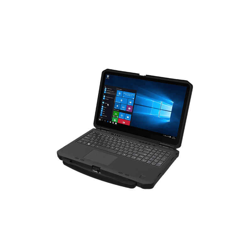 15.6″ Rugged Laptop – Rugged laptop for industry & defense, IP65, sunlight use, high nits, RS232/422/485