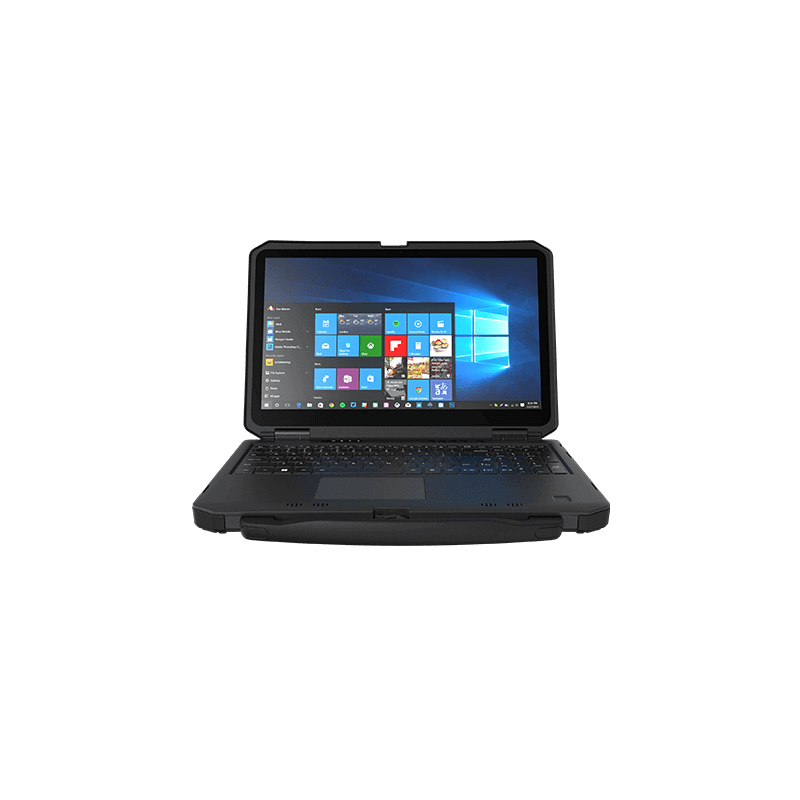 15,6″ Rugged Laptop – Robust bærbar til industri & forsvar, IP65, brug i sollys, high nits,  RS232/422/485