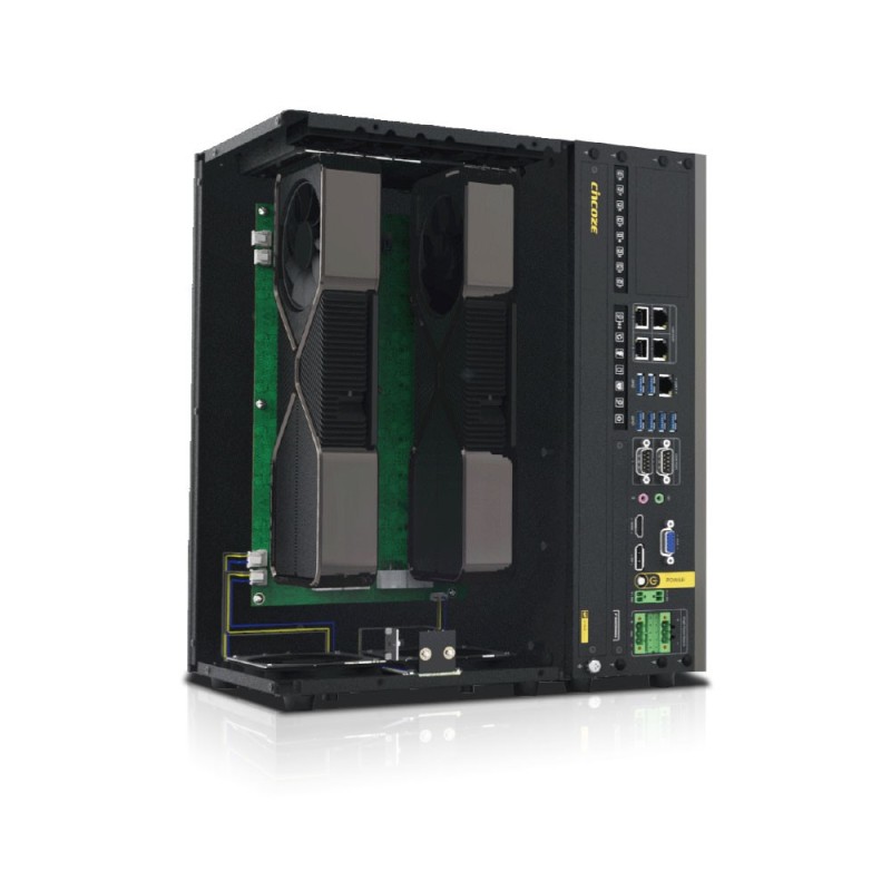 Embedded PC – Industriel GPU-computer med dobbelt fuldlængde GPU-udvidelse