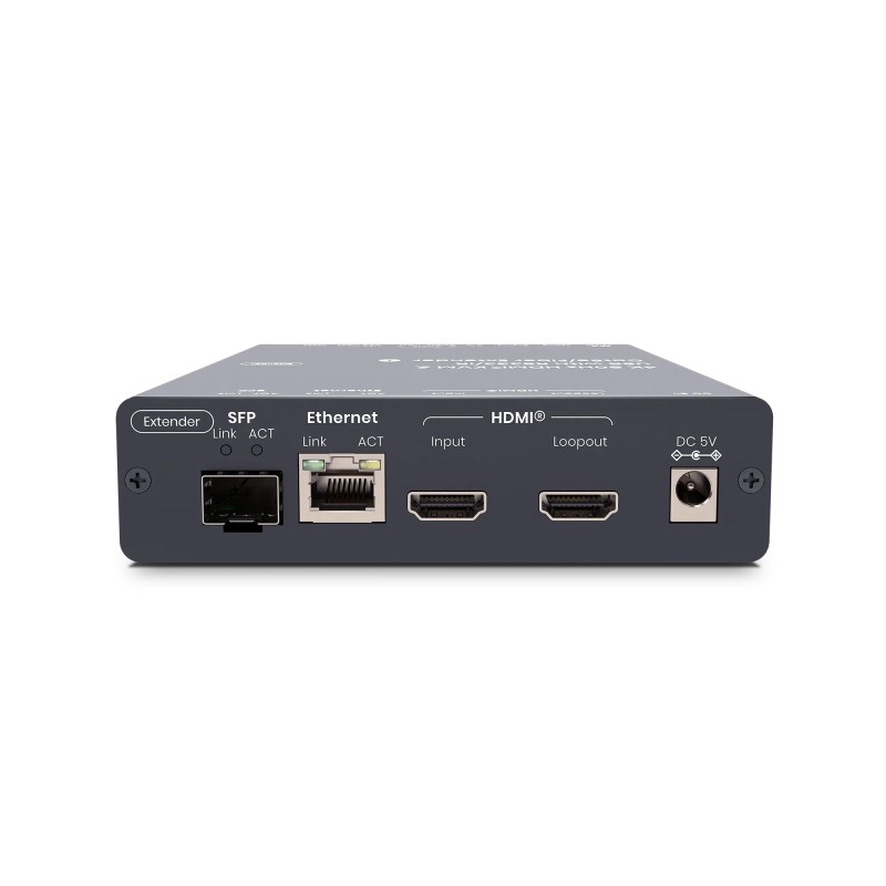 HDMI Extender 4K60Hz KVM & USB/Audio/RS232/IR Extender - 100 m CAT6 / 60 km Fiber