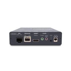HDMI-forlænger 4K60Hz KVM & USB/Audio/RS232/IR-forlænger - 100 m CAT6 / 60 km Fiber