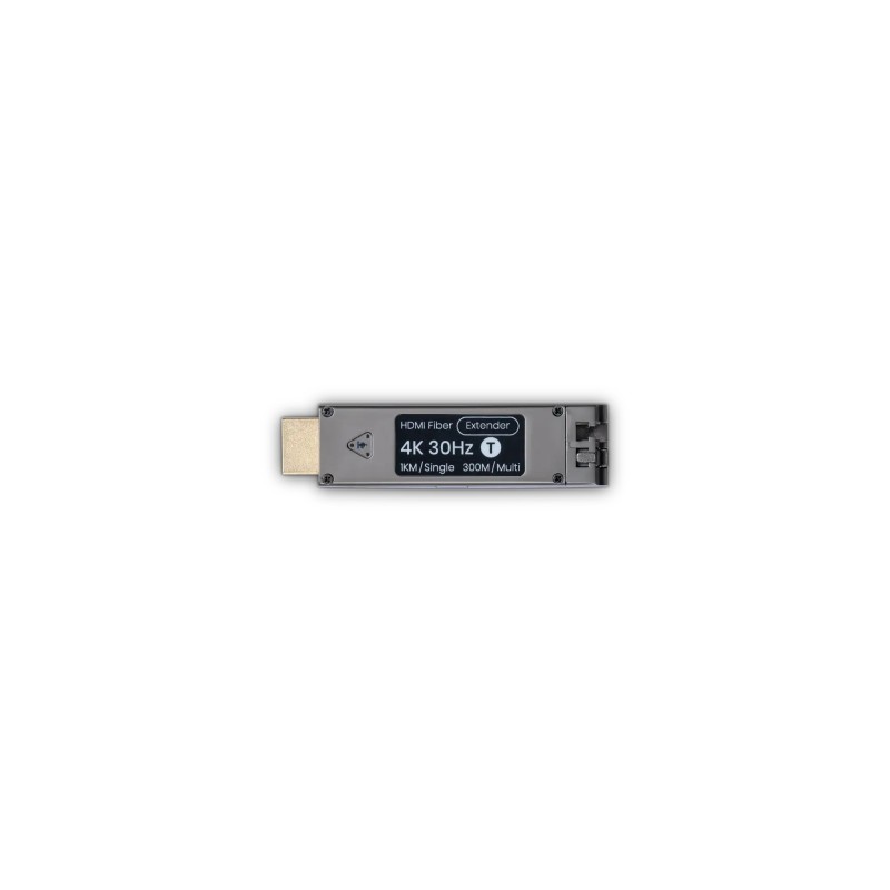 4K30 HDMI Fiberforlænger 1 km Single-Mode / 300 m Multimode med LC-stik