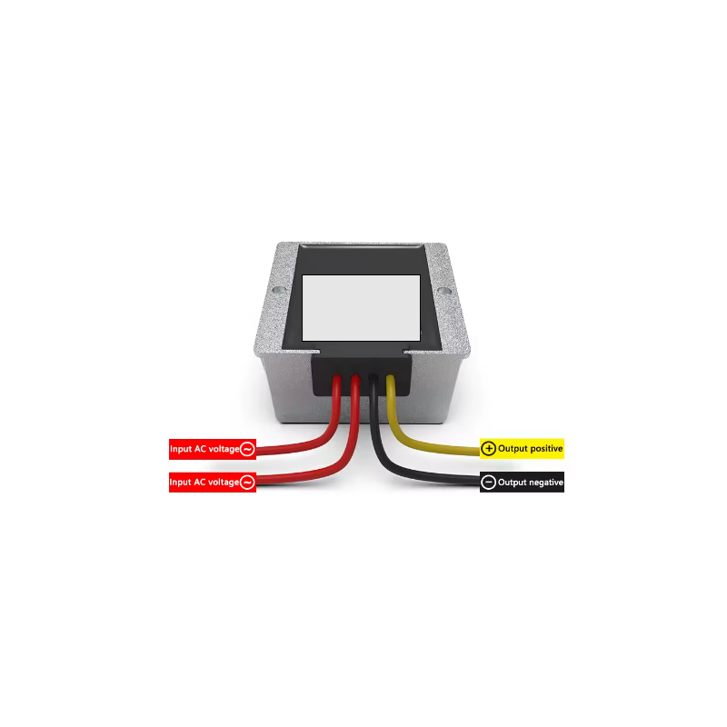 24AC til 24VDC 6A spændingsomformer 144Watt, ikke galvanisk isoleret