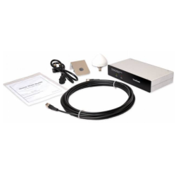 GPS styret tidsserver NTP-Server. Aktiv GPS antenne, 20 m coaxkabel, Kompakt design