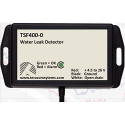 Leak detector with digital output. The unit is IP65 sealed. Sensor under the bottom. LED indicator