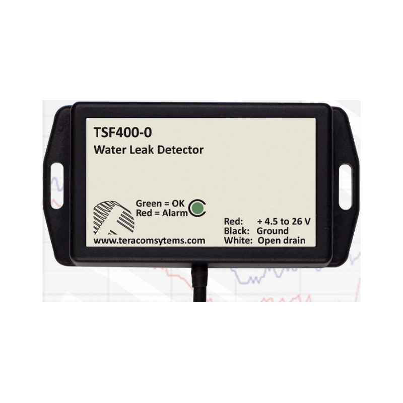 Lækage detektor med digital udgang. Enheden er IP65 tæt. Sensor under bunden. LED indikator