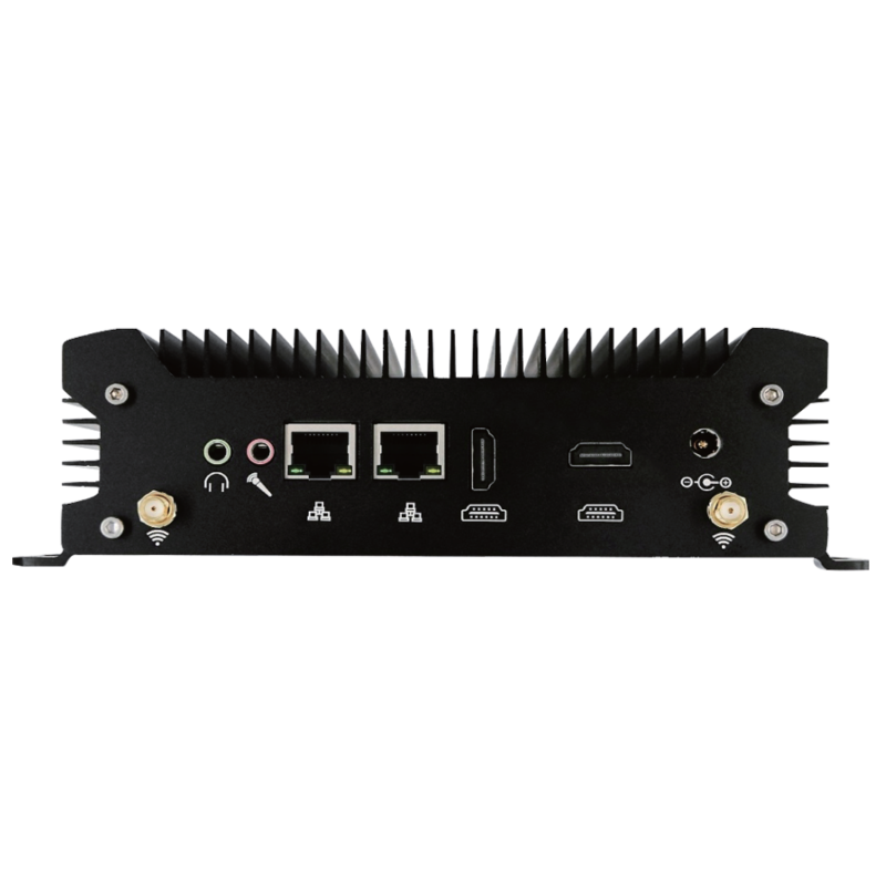 Fanless Embedded PC i7 gen.12 prisbillig, 4/5G, Wifi, HDMI, Industri, Vall mount Vesa