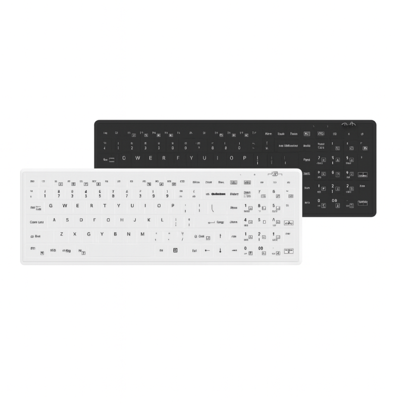 IP65 Waterproof Industrial Keyboard with Patented Mouse Keys