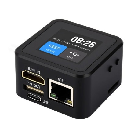 KVM HDMI over IP, 1080p@60fps, USB-C strøm, lav latenstid
