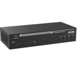 4-ports HDMI KVM-switch 4K@60Hz, USB 3.1, EDID-understøttelse