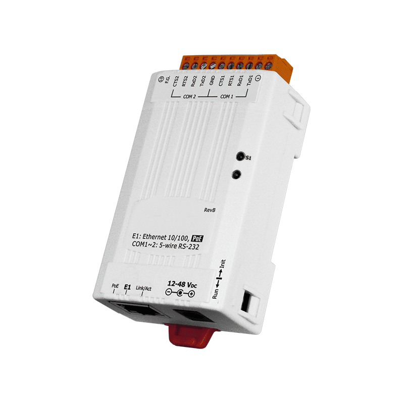 RS-232 Serial Port Converter with PoE & Modbus Support