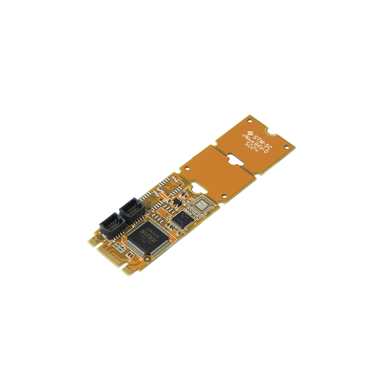 2-ports RS-232 PCIe serielt kort, M.2, PCI-Express, type 2242/2260/2280