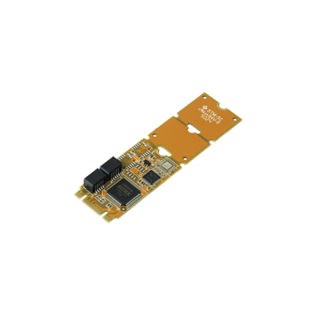 2-ports RS-232 PCIe serielt kort, M.2, PCI-Express, type 2242/2260/2280