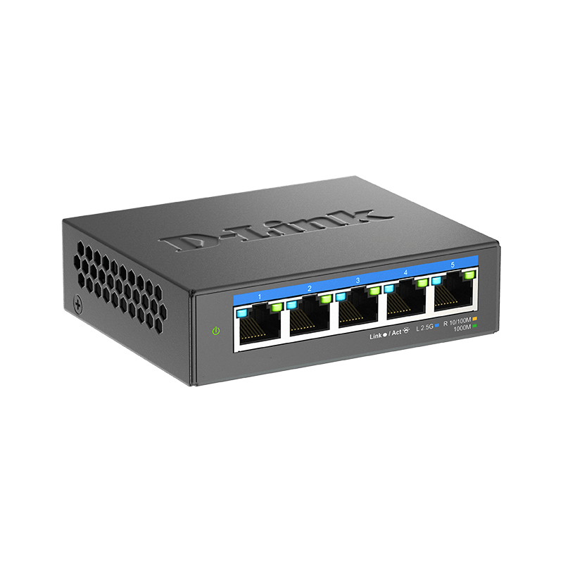 5-Port 2.5G Ethernet Switch for Wi-Fi 6 Networking
