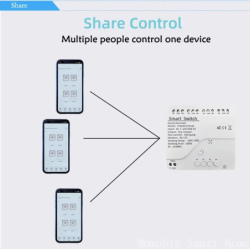 4G LTE Smart Relay Switch with Tuya App Control, RF 433Mhz
