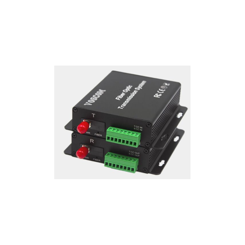 1-Way Digital I/O over Single Mode or Multi Mode Fiber Cable