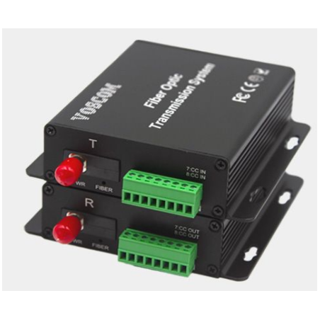 1-Way Digital I/O over Single Mode or Multi Mode Fiber Cable