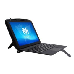 Robust 12,2" tablet-pc: Windows 11, IP65, stregkodescanner, GPS, RS232/485, touch, LAN, WIFI, MIL-STD-810G
