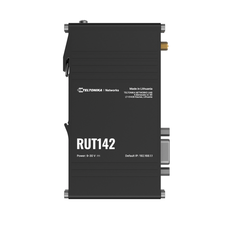 Industriel RS232-router med Wi-Fi 4 og 2x Ethernet