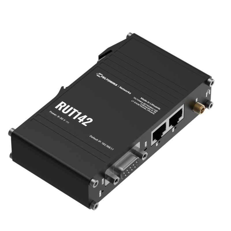 Industrial RS232 Router with Wi-Fi 4 and 2x Ethernet