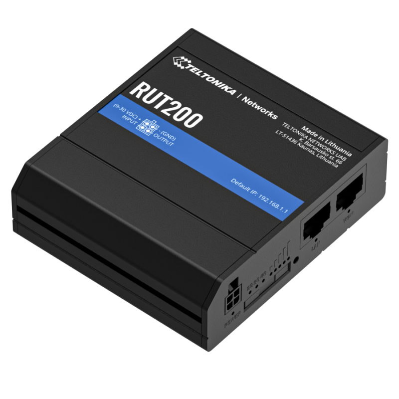 Industriel 4G LTE-router med Wi-Fi og 2x Ethernet