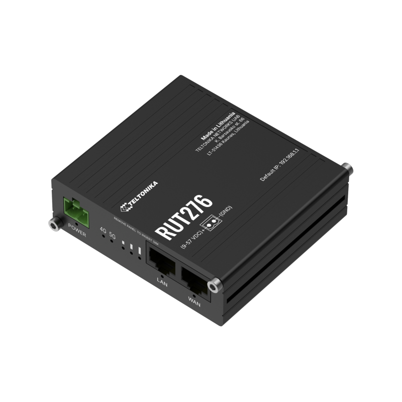 RedCap 5G industriel router med RS232, RS485, PoE