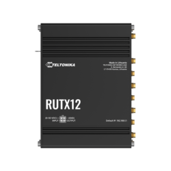 Dual LTE Cat 6 industriel router med Wi-Fi 5, 5x GbE