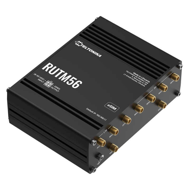 Dual Modem 5G 4G Industriel Router med Wi-Fi 5, 5x GbE