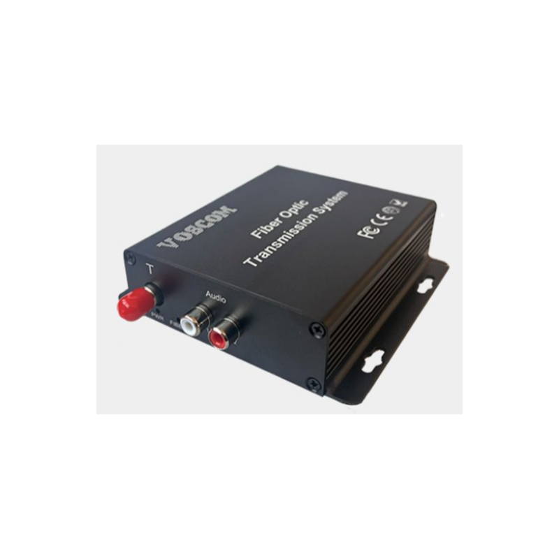 2 kanals lyd (eller 1 x stereo) over Simplex Fiberkabel, Single Mode eller Multi Mode