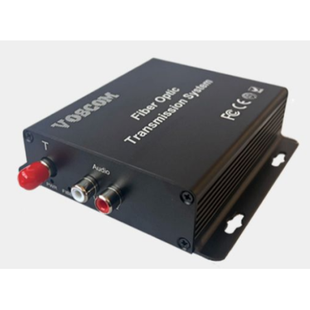 2 channel audio (or 1 x stereo) over Simplex Fiber Cable, Single Mode or Multi Mode