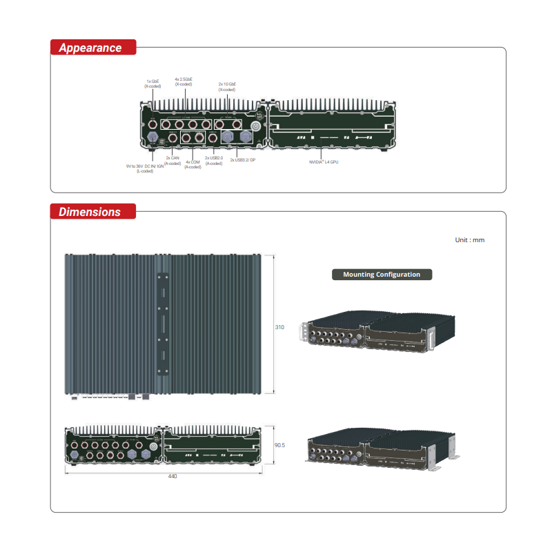 Robust 2U rackmonteret GPU-computer: Intel 14. generation og NVIDIA L4