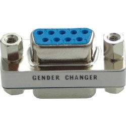 Gender Changer SUB-D DB9 pin female stik  to DB9 Female stik adapter
