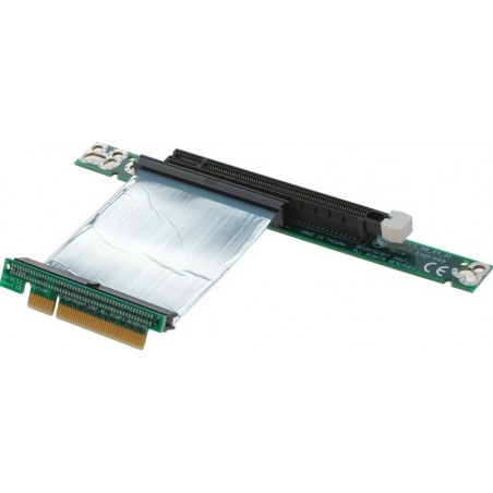 PCI express riser card x16 med 7 cm fladkabel GH-PESX8EX-C7