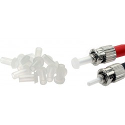 Støvhætte til ST-fiberstik på kabel