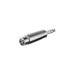 XLR adapter 3-pin XLR jack hun - 6,35 stereo han