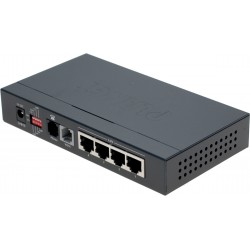 Ethernet over 2-tråds forbindelse med VDSL. 10/100Mbit. 4 ports switch. Op til 1,4km