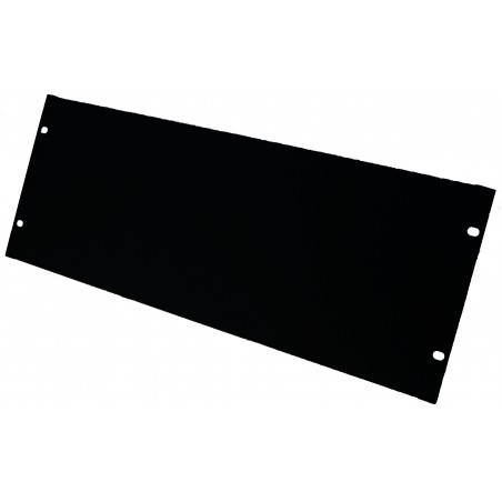 RACK 4U blindplade sort. Til 19" rackskab
