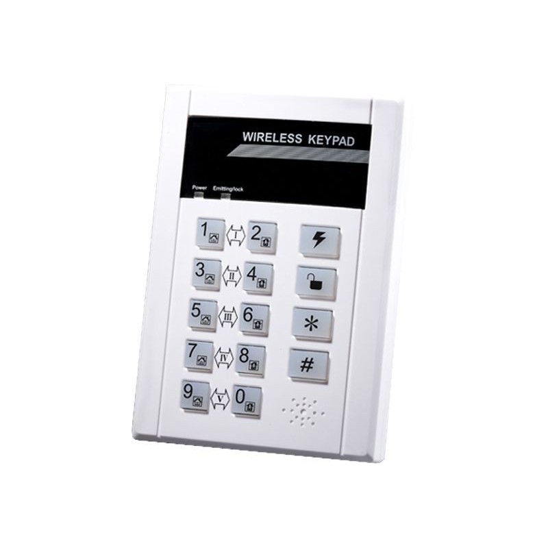 Trådløst tastatur til alarmsystem