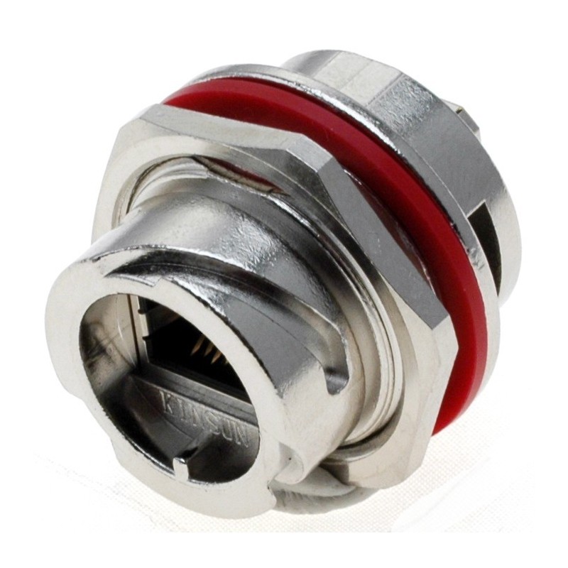 Waterproof RJ45 connector in 3 parts - IP68 tight - metal DANBIT